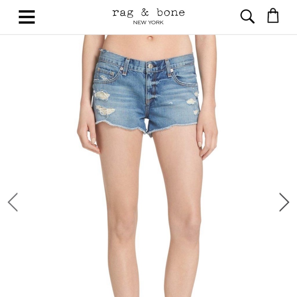 Rag and Bone Cut Off Shorts Size 25